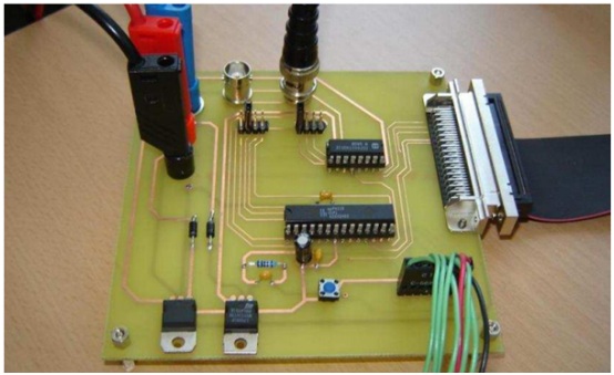 Figure 6. Remote laboratory with a DAQ card Figure 6
