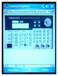 Figure 14. Controlling a function generator via a PDA Figure 14